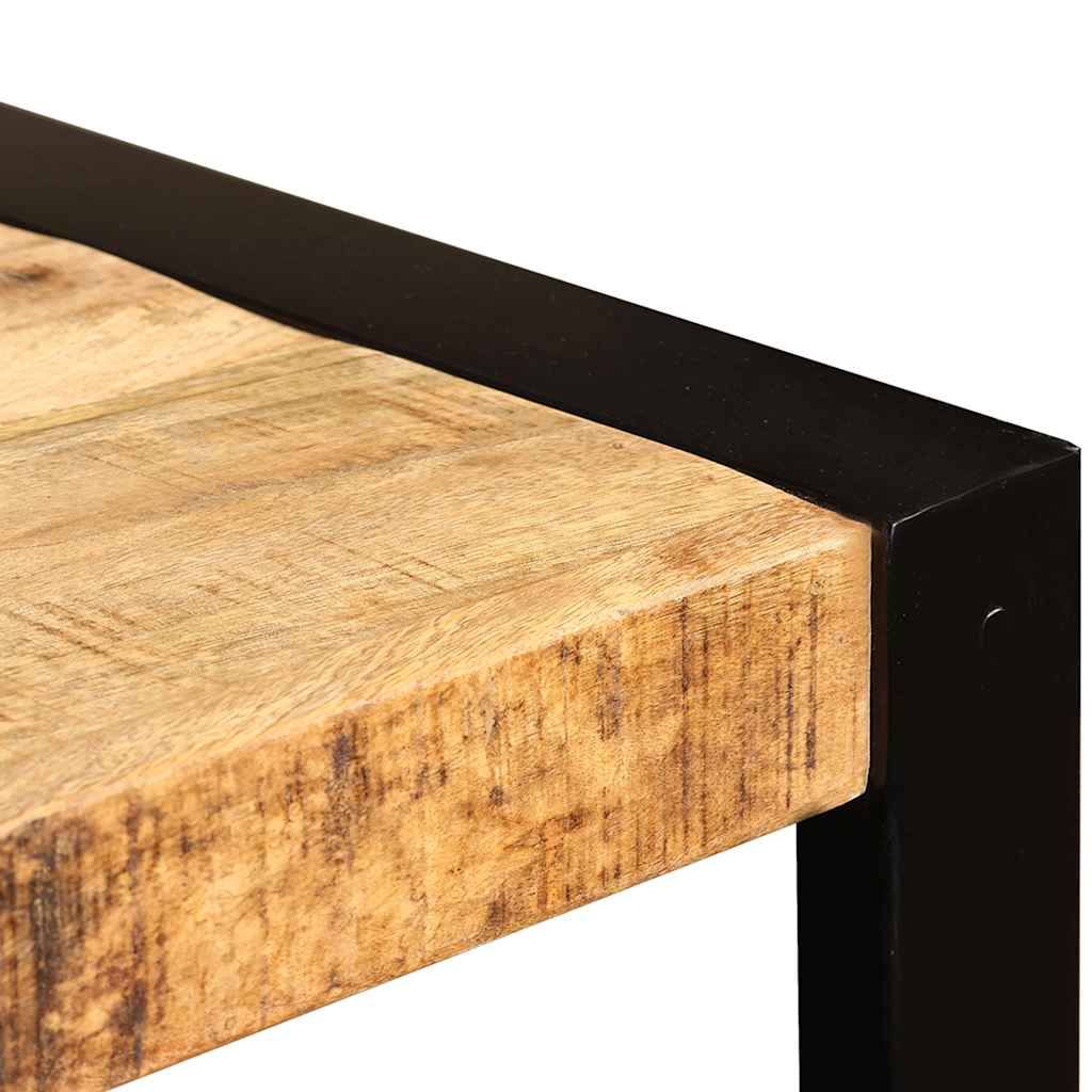 Dining Table Solid Rough Mango Wood 120 cm
