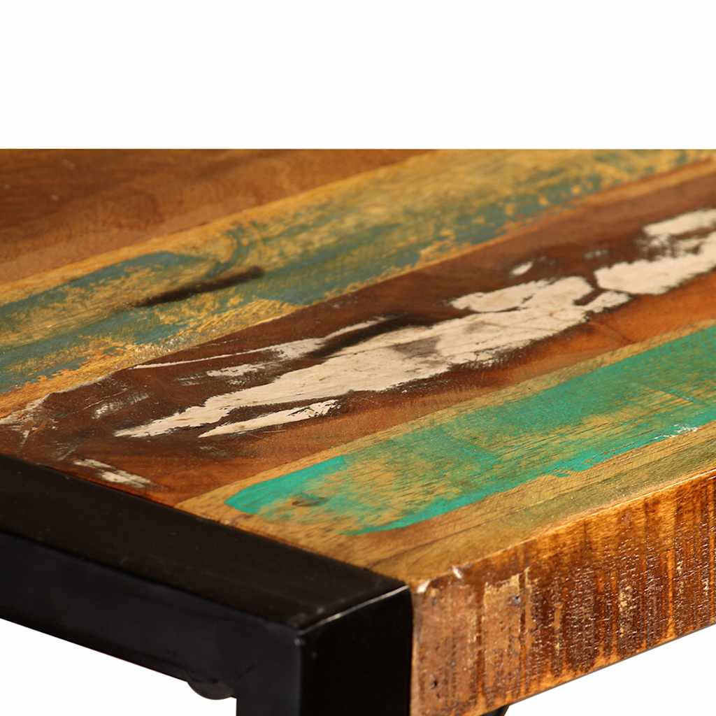 243998 vidaXL Dining Table Solid Reclaimed Wood 120 cm