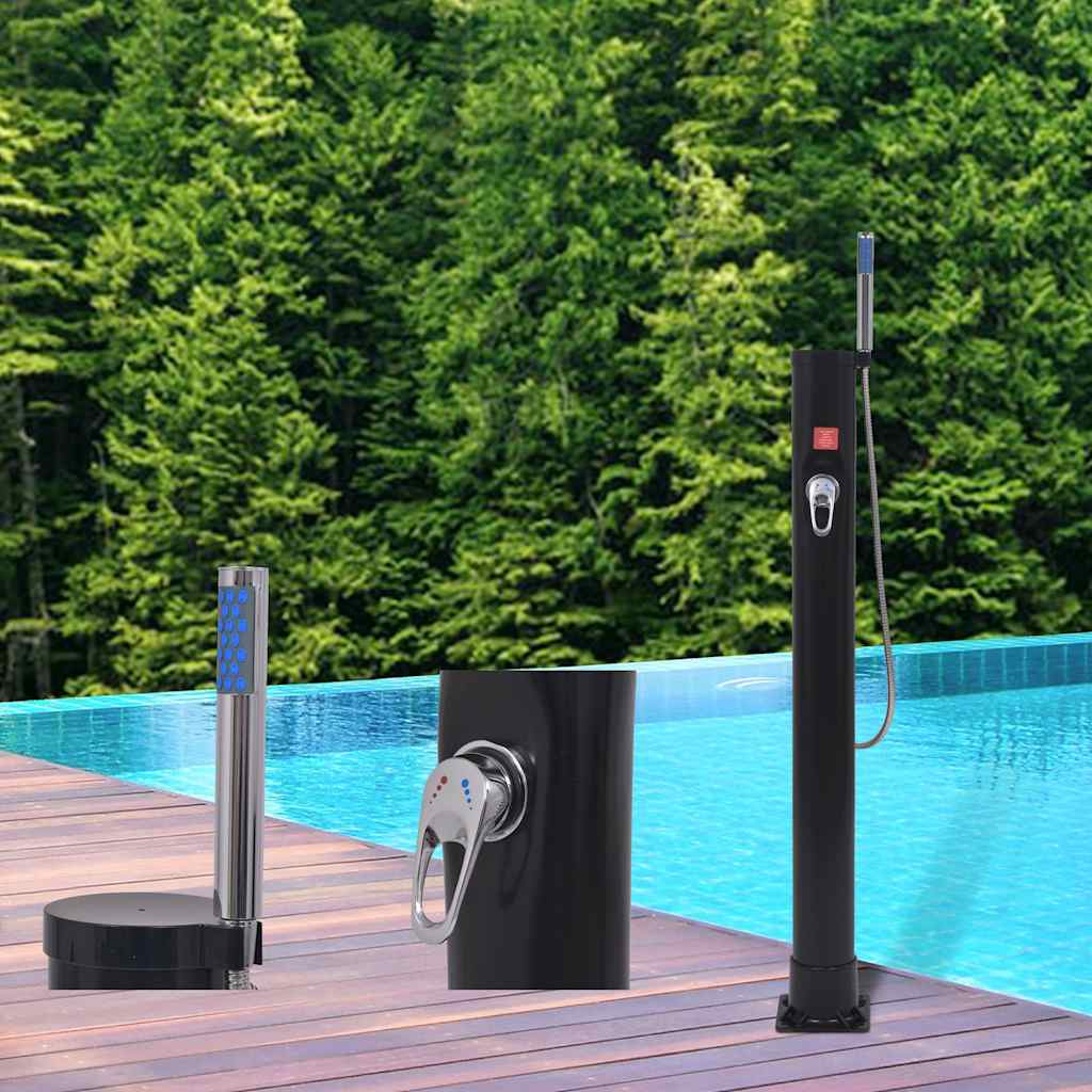 91231 vidaXL Solar Shower 8 L PVC Steel
