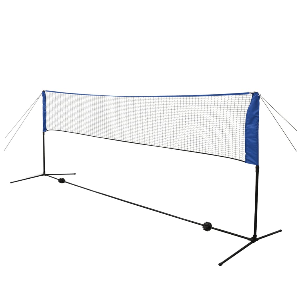 91307 vidaXL Badminton Net Set with Shuttlecocks 300x155 cm