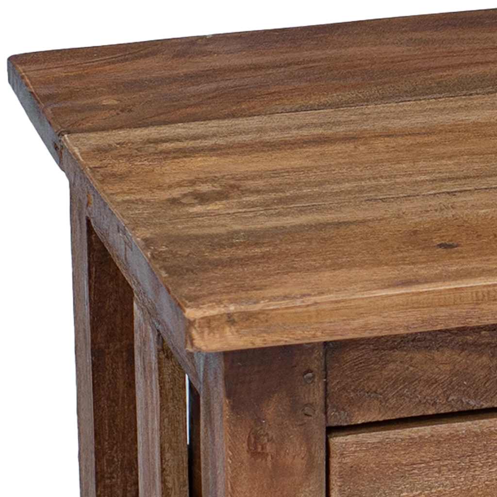 244487 vidaXL Nightstand Solid Mahogany Wood 40x30x51 cm