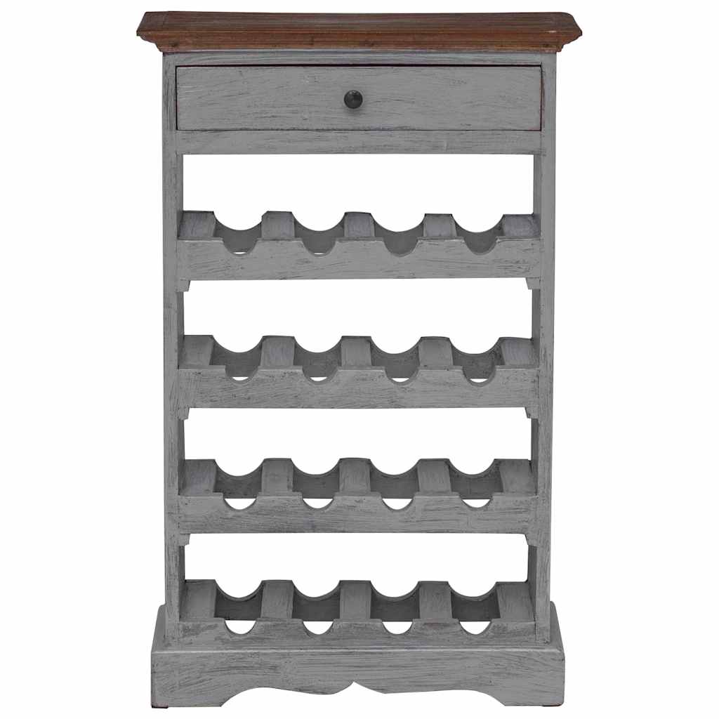 Wine Rack Solid Mahogany Wood 55x23x85 cm