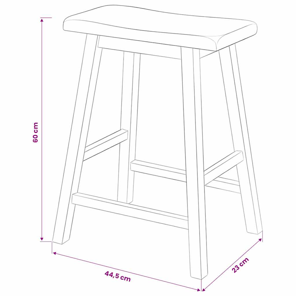 245363 vidaXL Bar Set 3 Pieces MDF Black