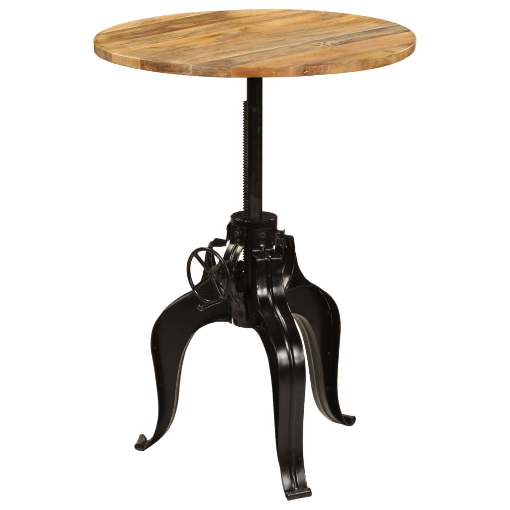 245268 vidaXL Bar Table Solid Mango Wood 75x(76-110) cm