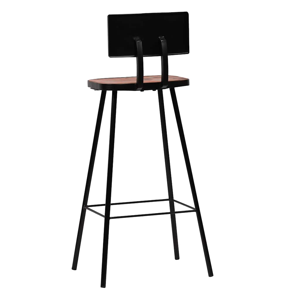 245398 vidaXL Bar Set 3 Piece Solid Reclaimed Wood Multicolour