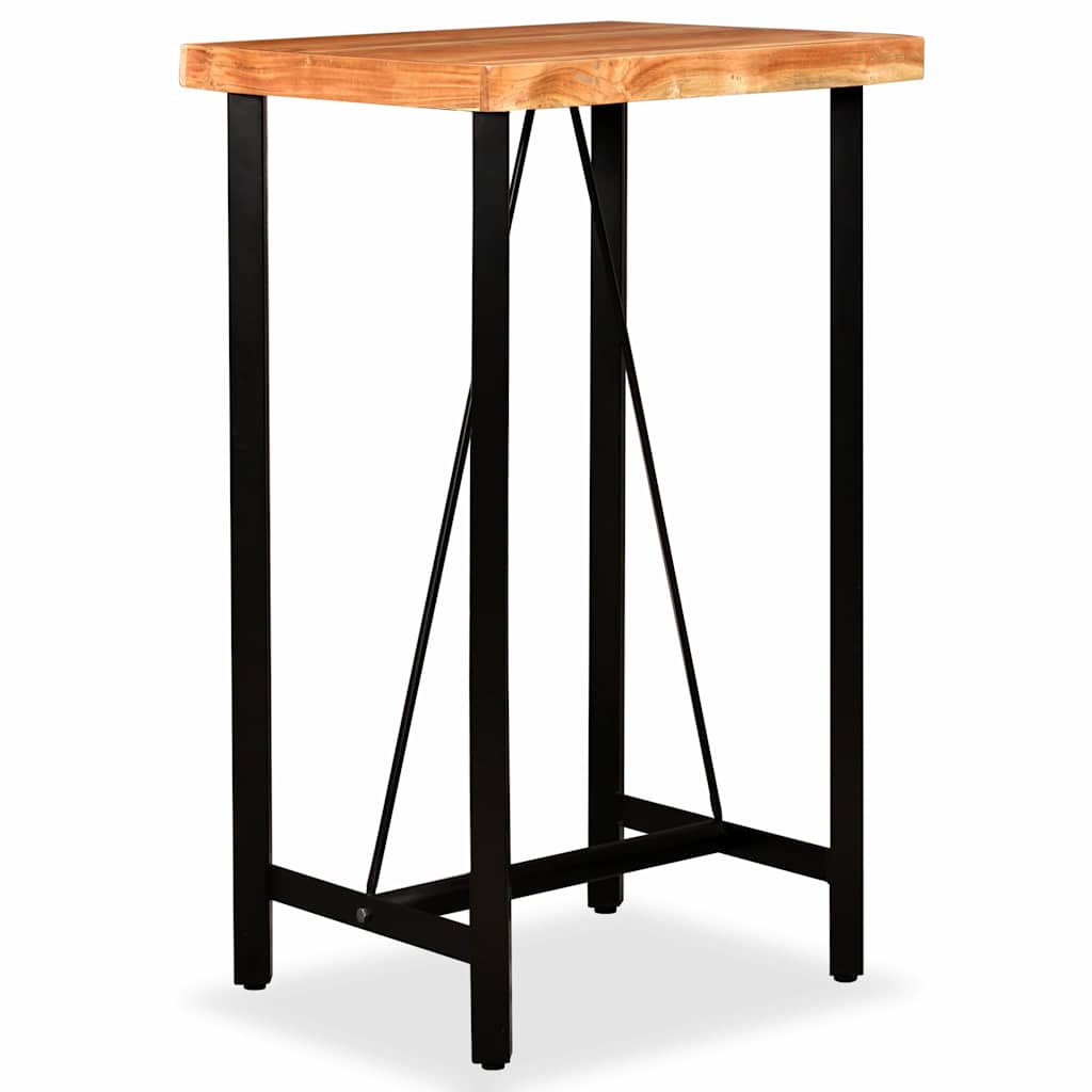 245435 vidaXL Bar Table Solid Acacia Wood 60x60x107 cm