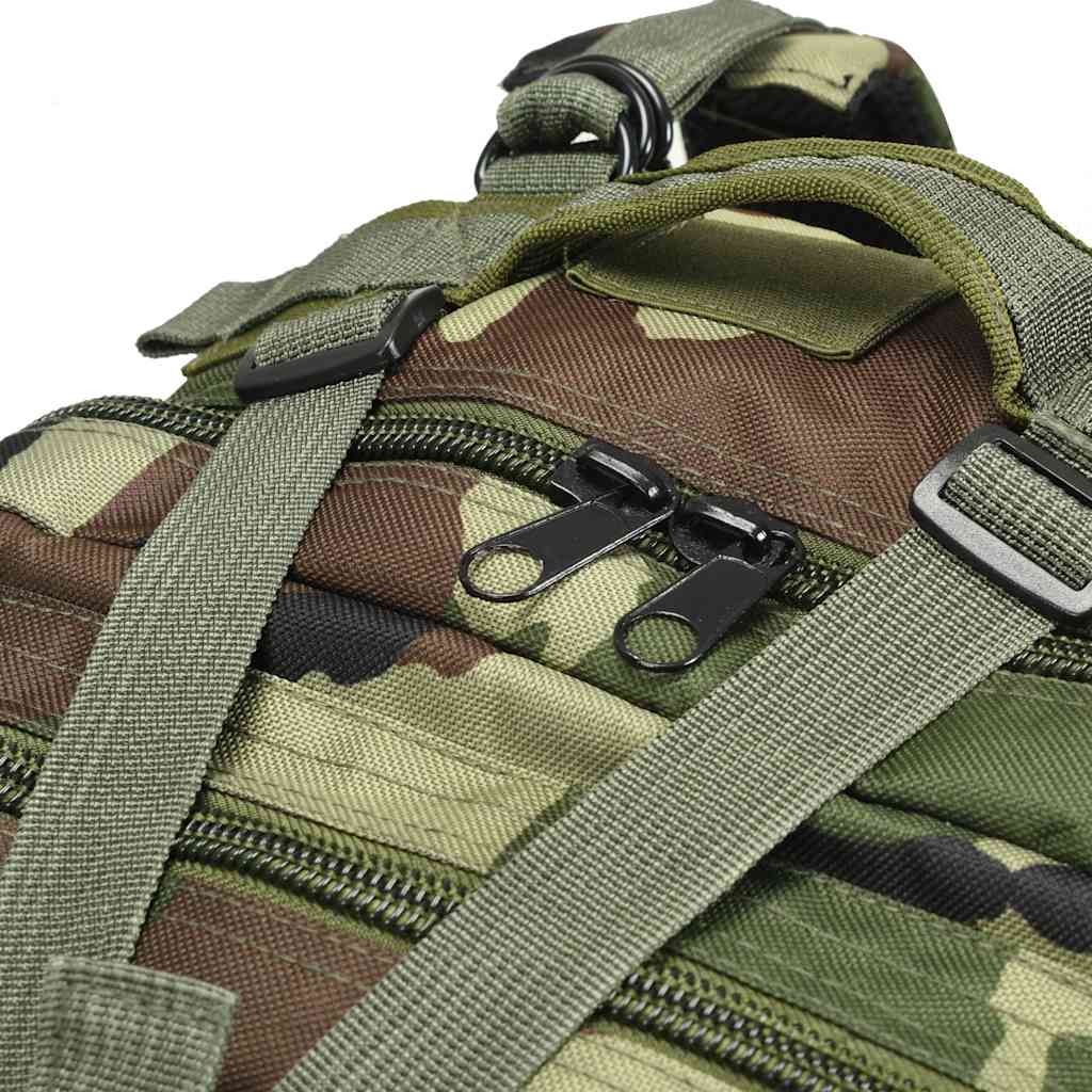91383 vidaXL Army-Style Backpack 50 L Camouflage