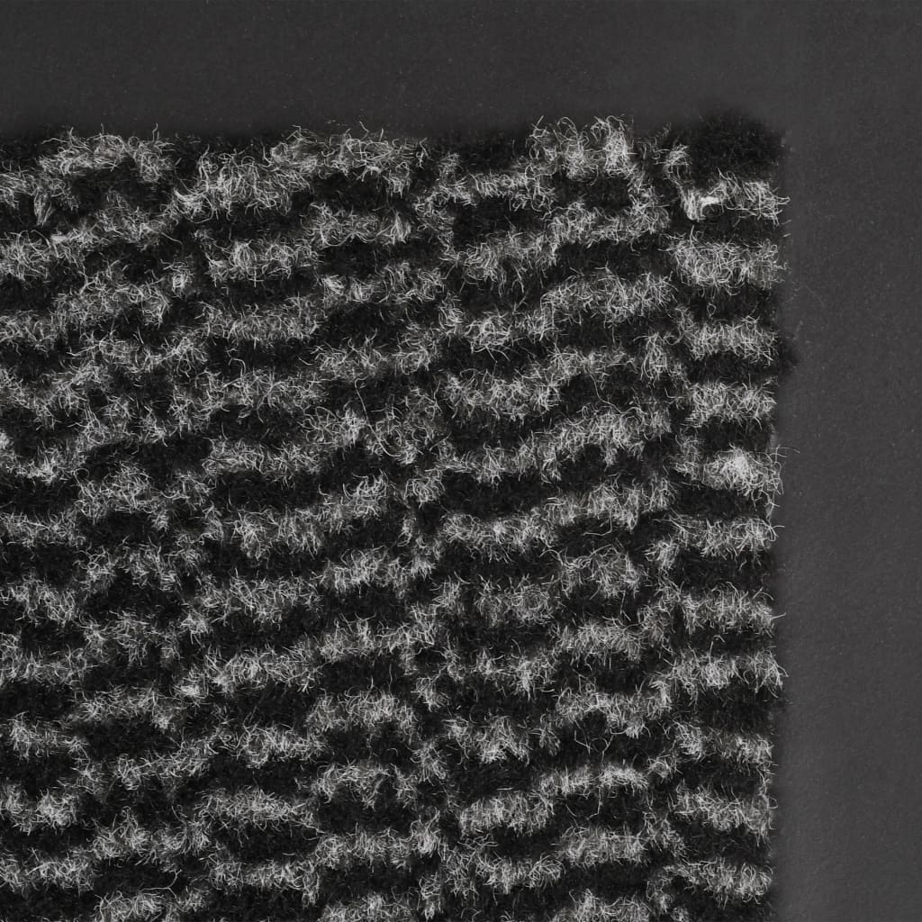 132706 vidaXL Dust Control Mat Rectangular Tufted 60x90 cm Anthracite