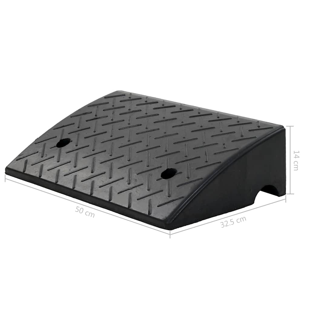 Kerb Ramp Rubber 50x32,5x14 cm