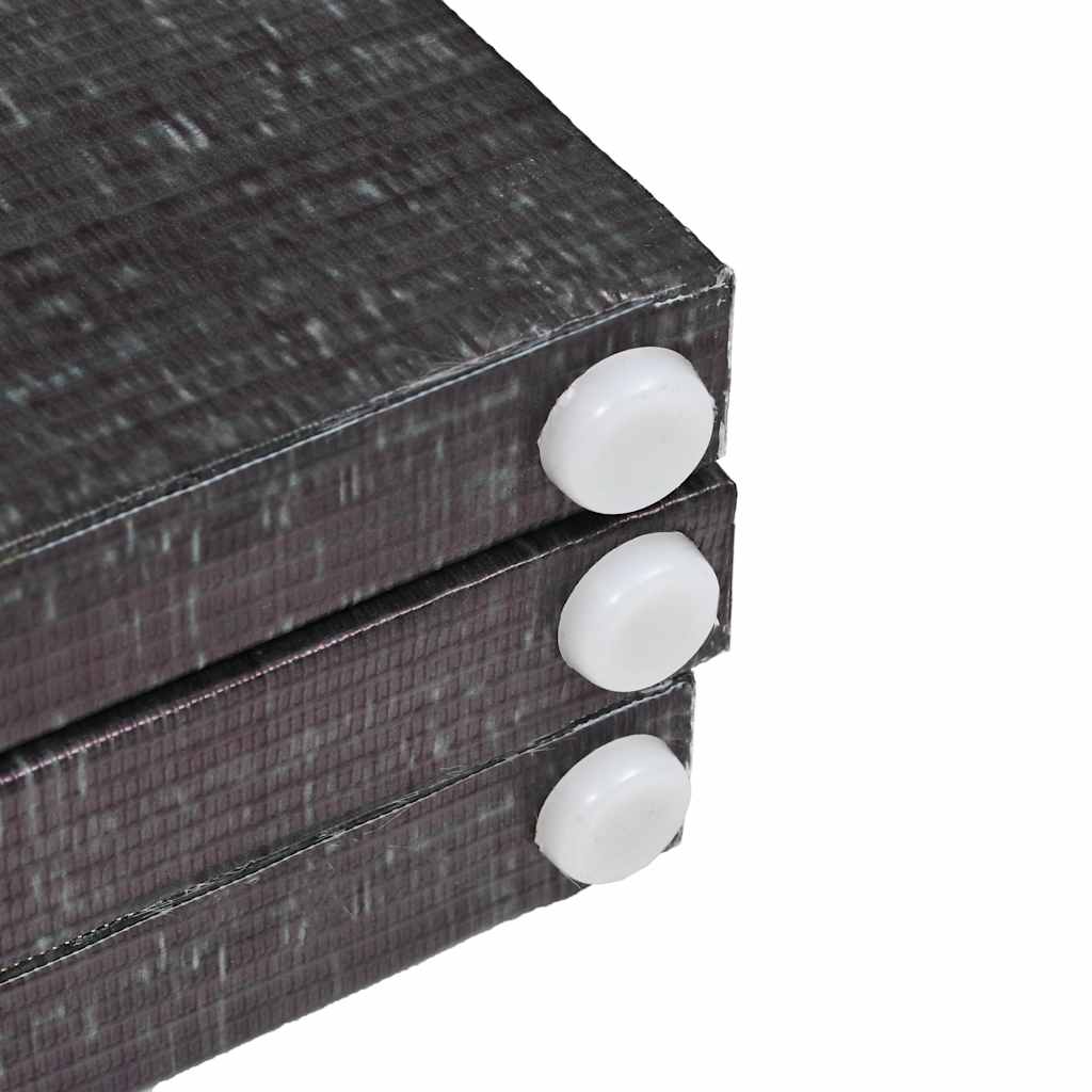 Folding Room Divider 160x170 cm Feathers Black and White