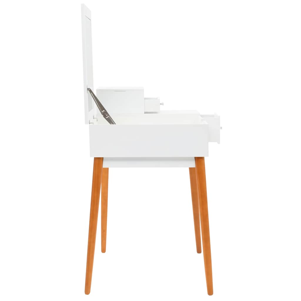 245752 vidaXL Dressing Table with Mirror MDF 60x50x86 cm