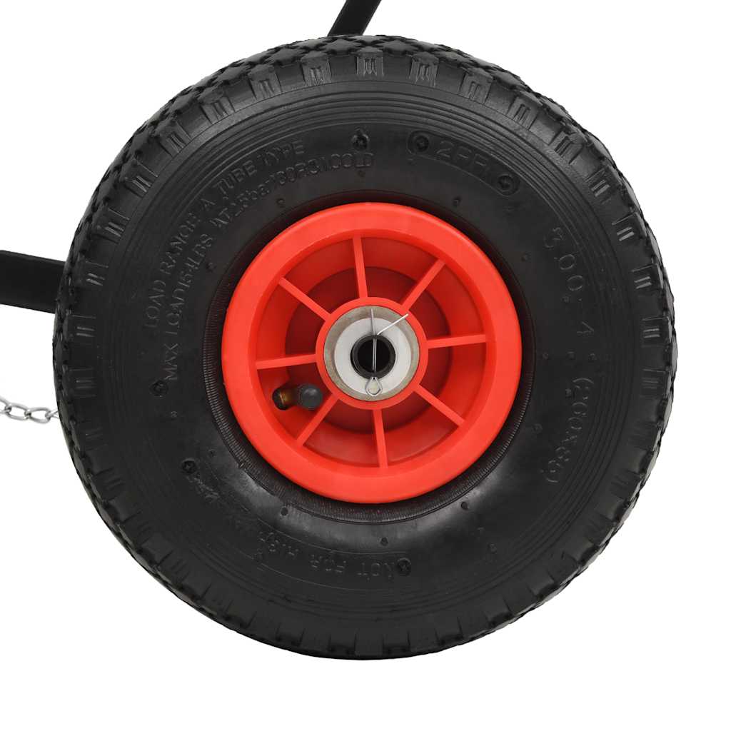 142915 vidaXL Manual Snowplough with Wheels 100x44 cm