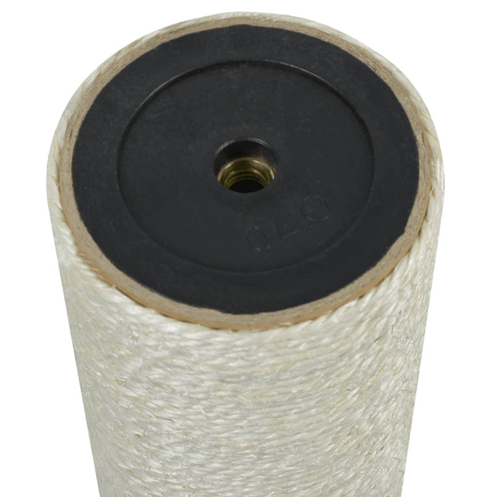 170557 vidaXL Cat Scratching Post 8x45 cm 10 mm Beige
