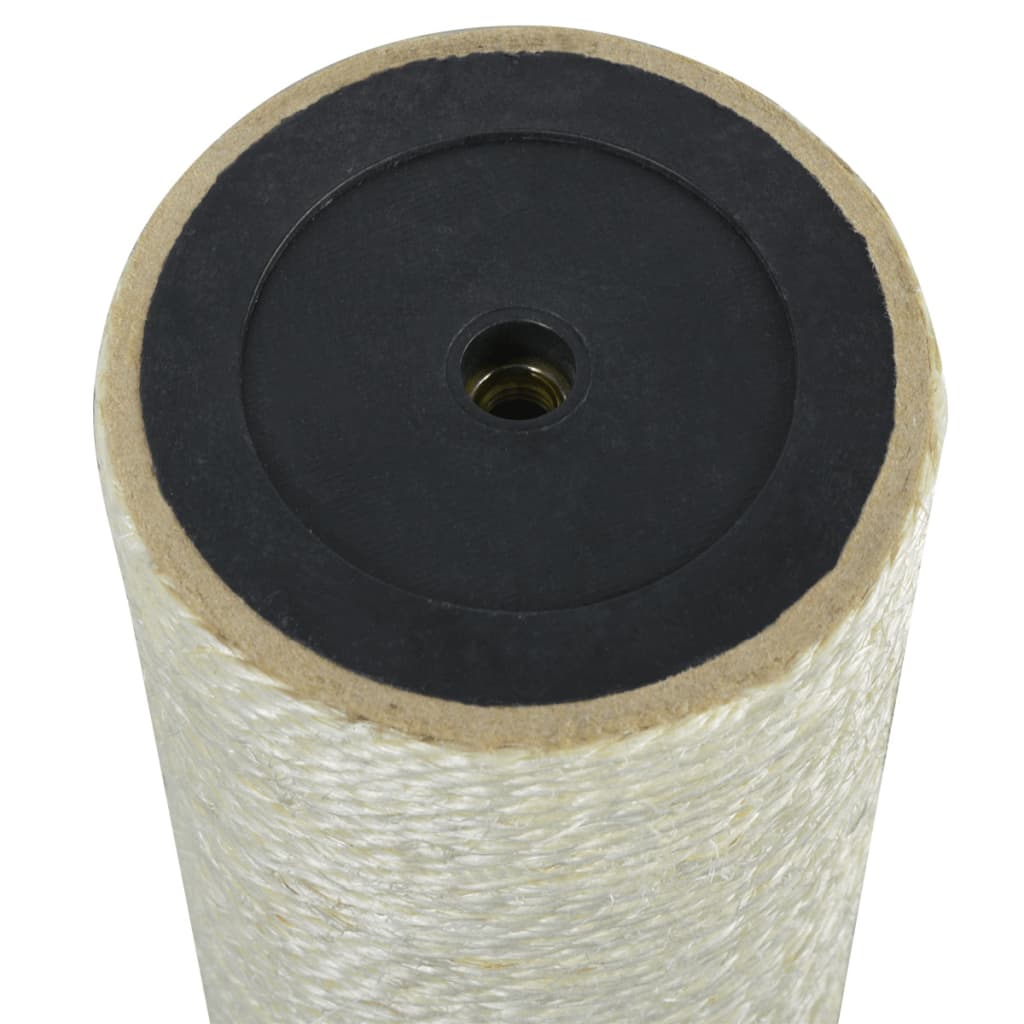 170565 vidaXL Cat Scratching Post 8x35 cm 8 mm Beige