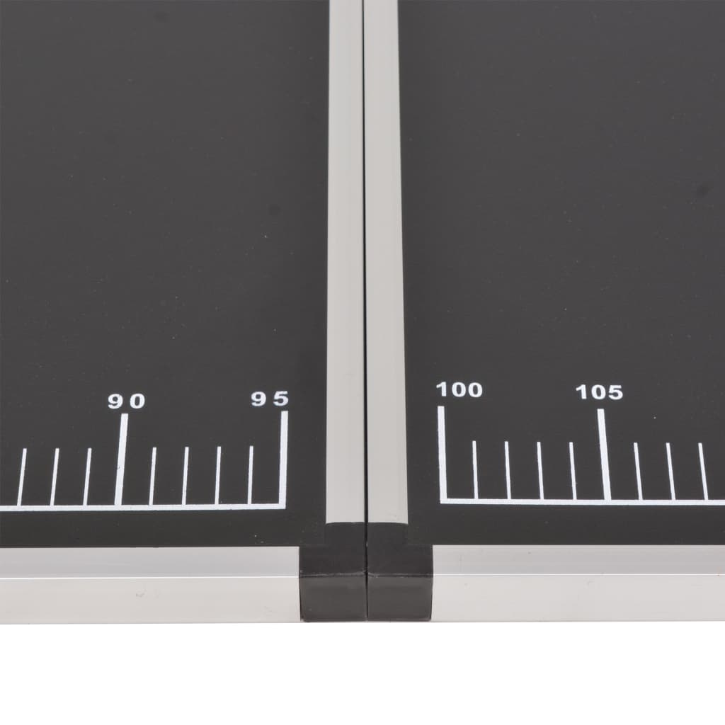 142920 vidaXL Folding Pasting Table MDF and Aluminium 200x60x78 cm