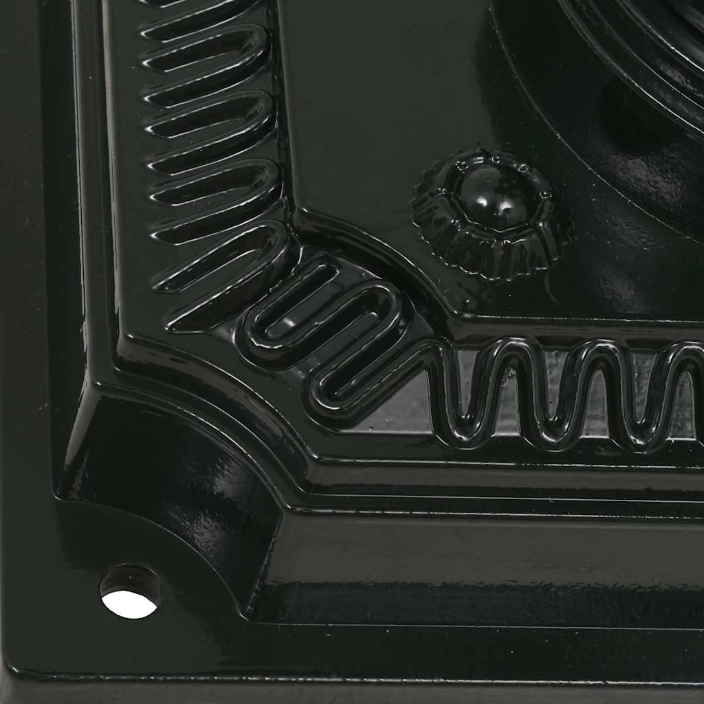 43893 vidaXL Pedestal Letterbox Aluminium Vintage Style Rustproof Green