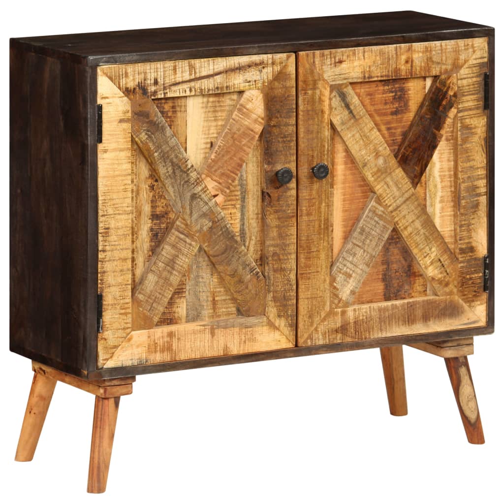 246161 vidaXL Sideboard Solid Mango Wood 85x30x75 cm