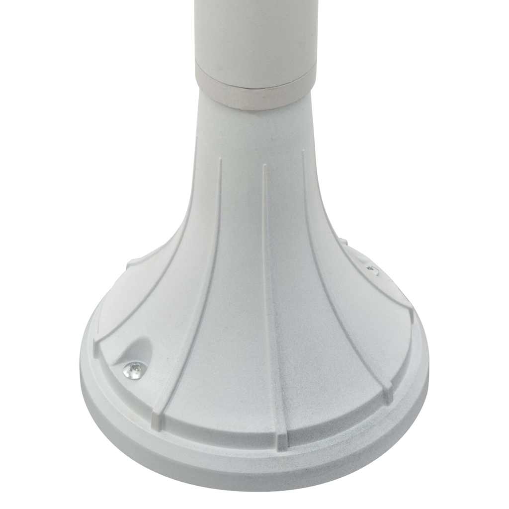 44210 vidaXL Garden Post Light E27 120 cm Aluminium White