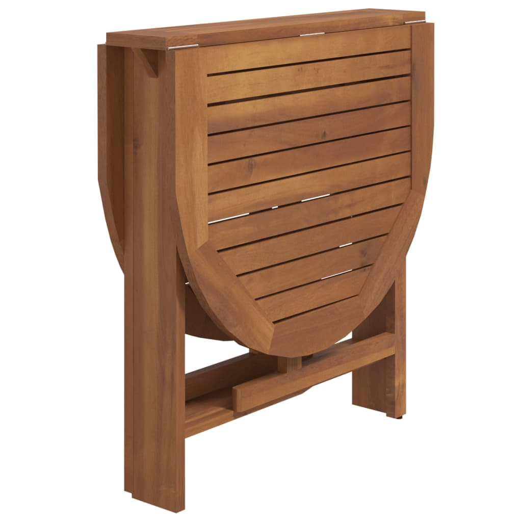 Outdoor Dining Set | Brown | Solid acacia wood | Compact | Foldable