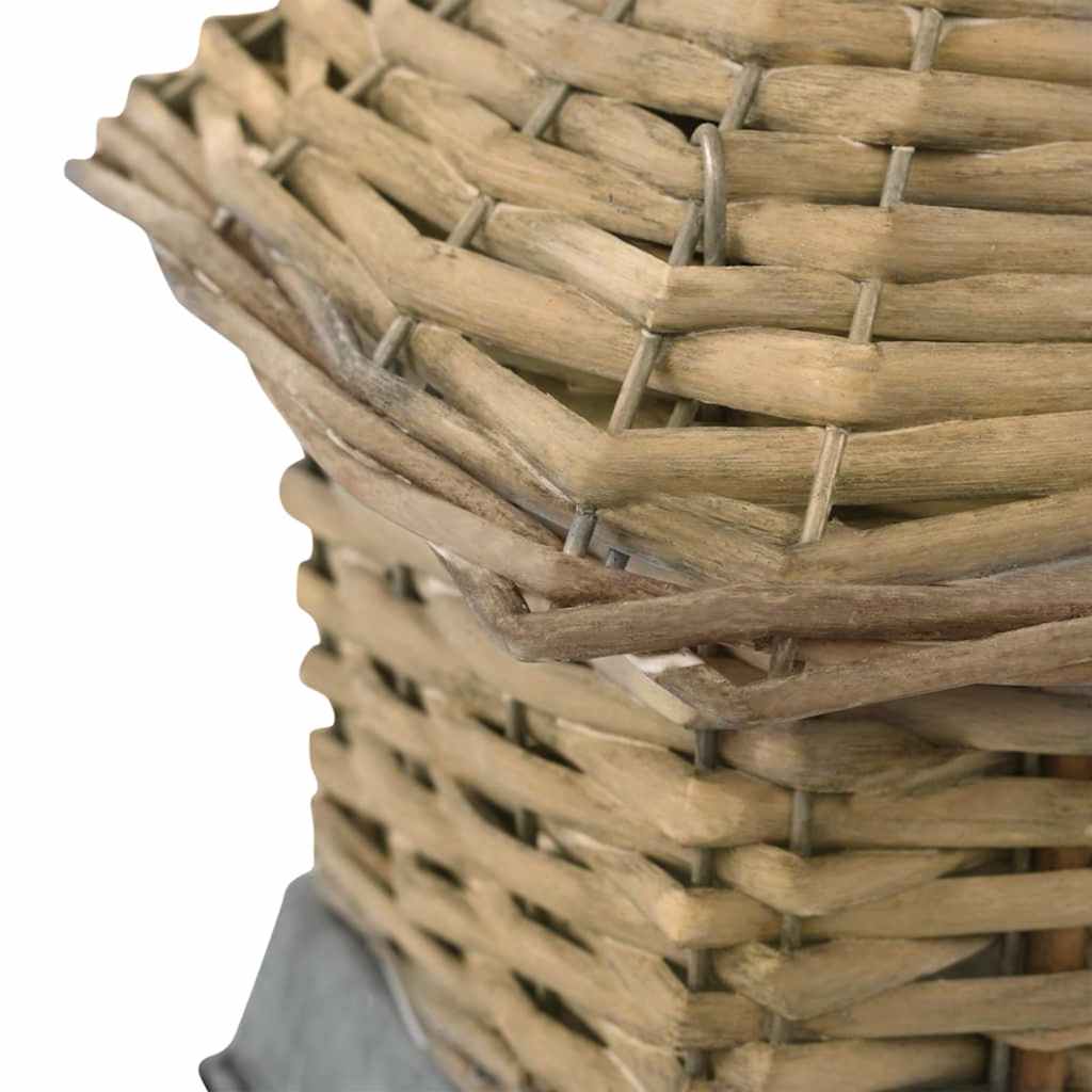 246835 vidaXL Bird Houses 3 pcs Wicker