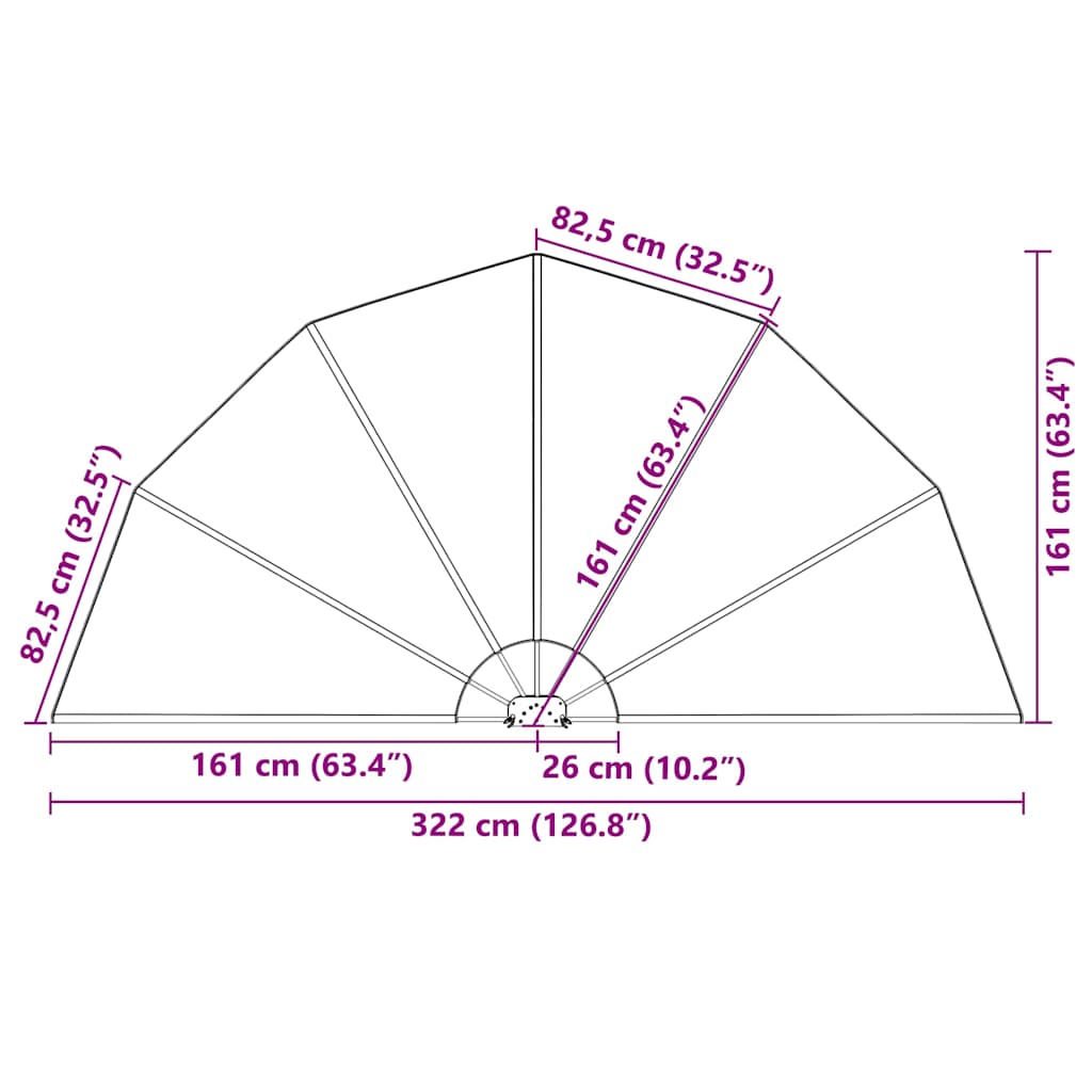 44578 vidaXL Collapsible Terrace Side Awning Cream 200 cm