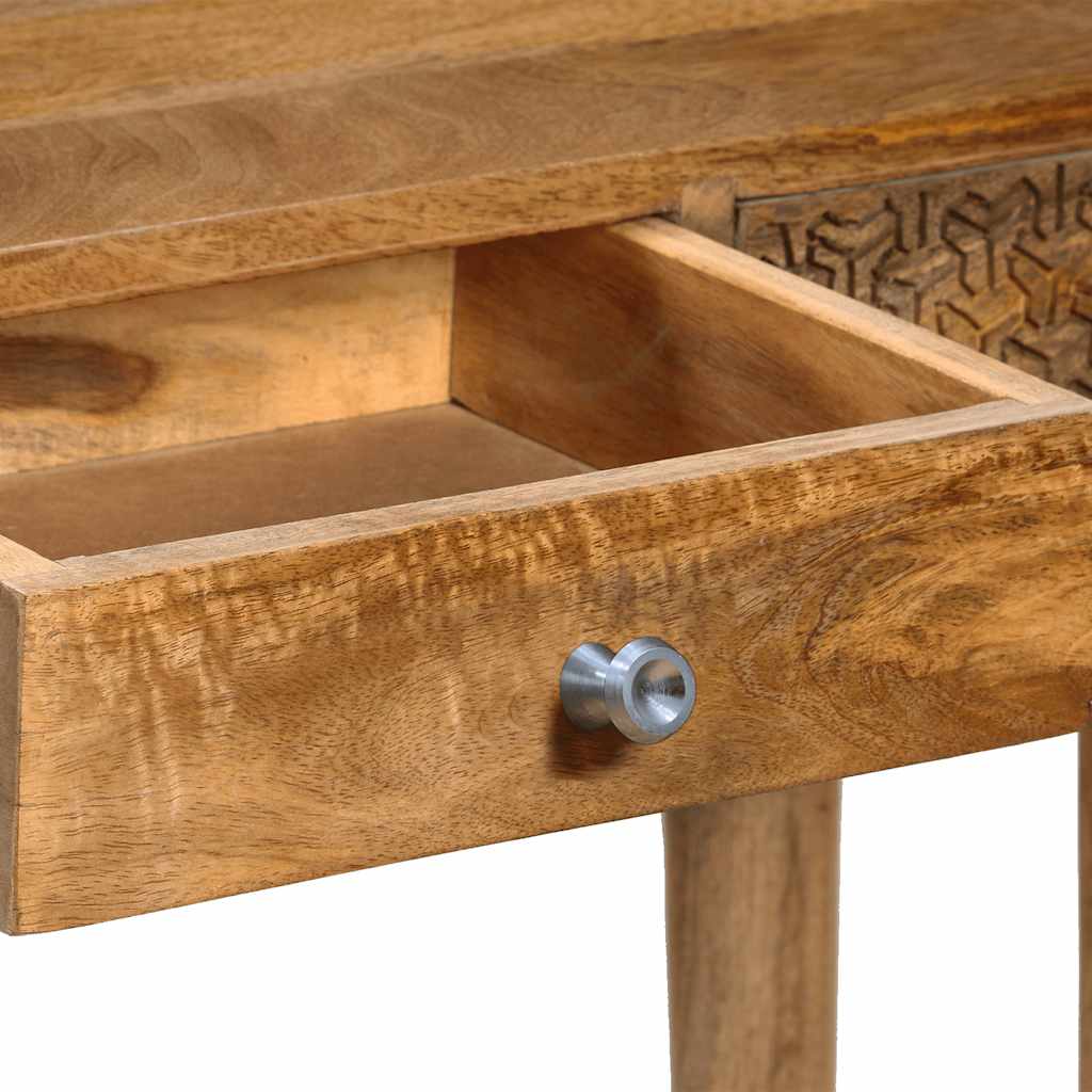 246976 vidaXL Console Table Solid Mango Wood 102x30x79 cm