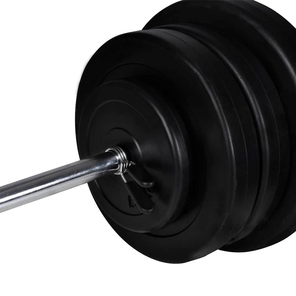 Barbell Squat Rack with Barbell and Dumbbell Set 60,5 kg
