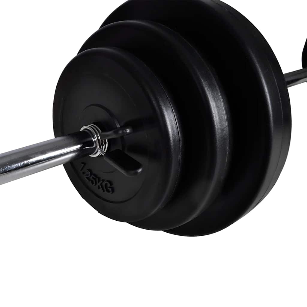 Barbell Squat Rack with Barbell and Dumbbell Set 30,5 kg