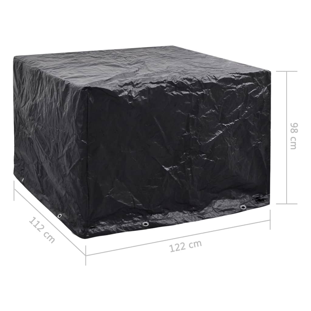 45125 vidaXL Garden Furniture Cover 8 Eyelets 122x112x98 cm
