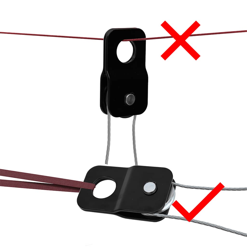 210450 vidaXL Snatch Block Steel 4 Tons