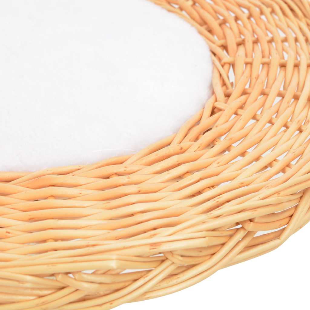 170724 vidaXL Cat Tree with Sisal Scratching Post Natural Willow Wood