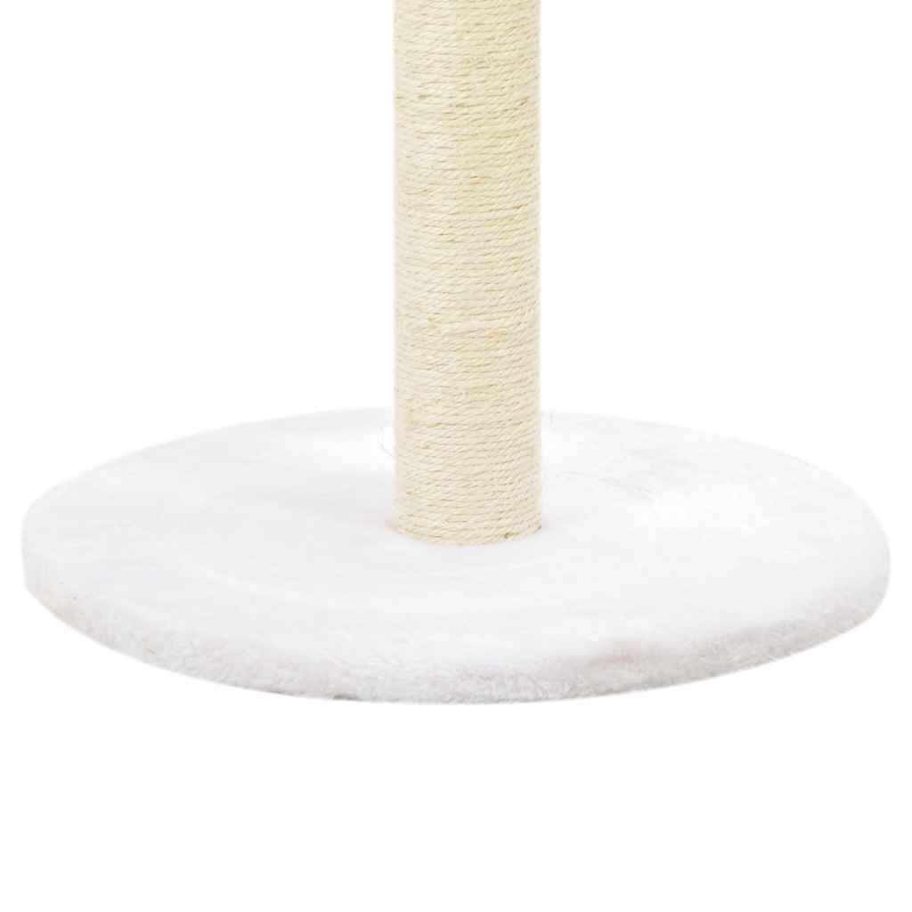 170726 vidaXL Cat Tree with Sisal Scratching Post Natural Willow Wood