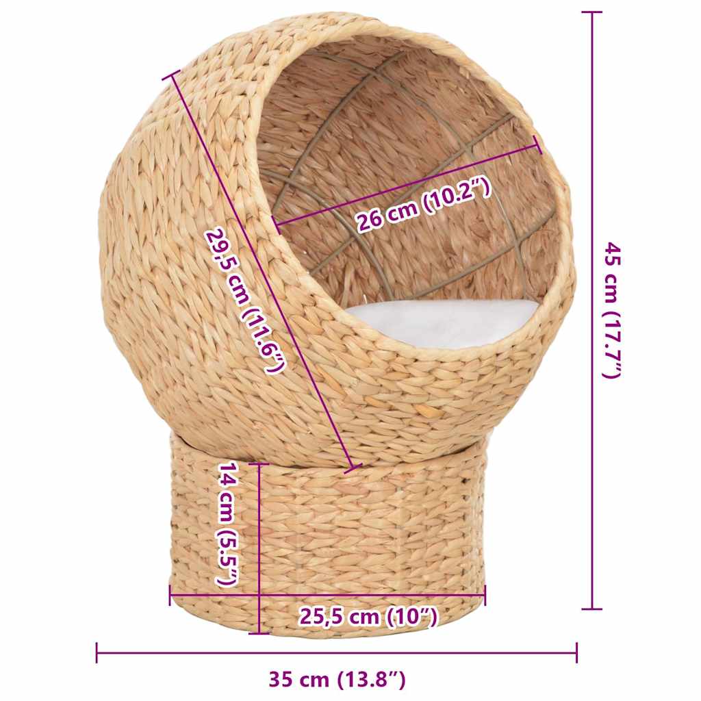 170732 vidaXL Cat Basket Seagrass