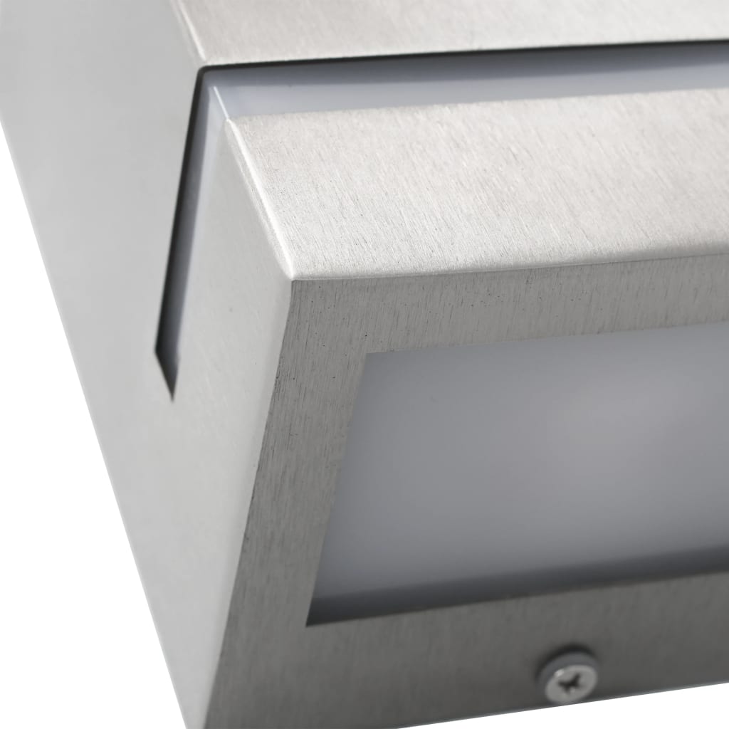 Wall Light | Set of 2 | Silver | Stainless steel | Medium | Wall Light