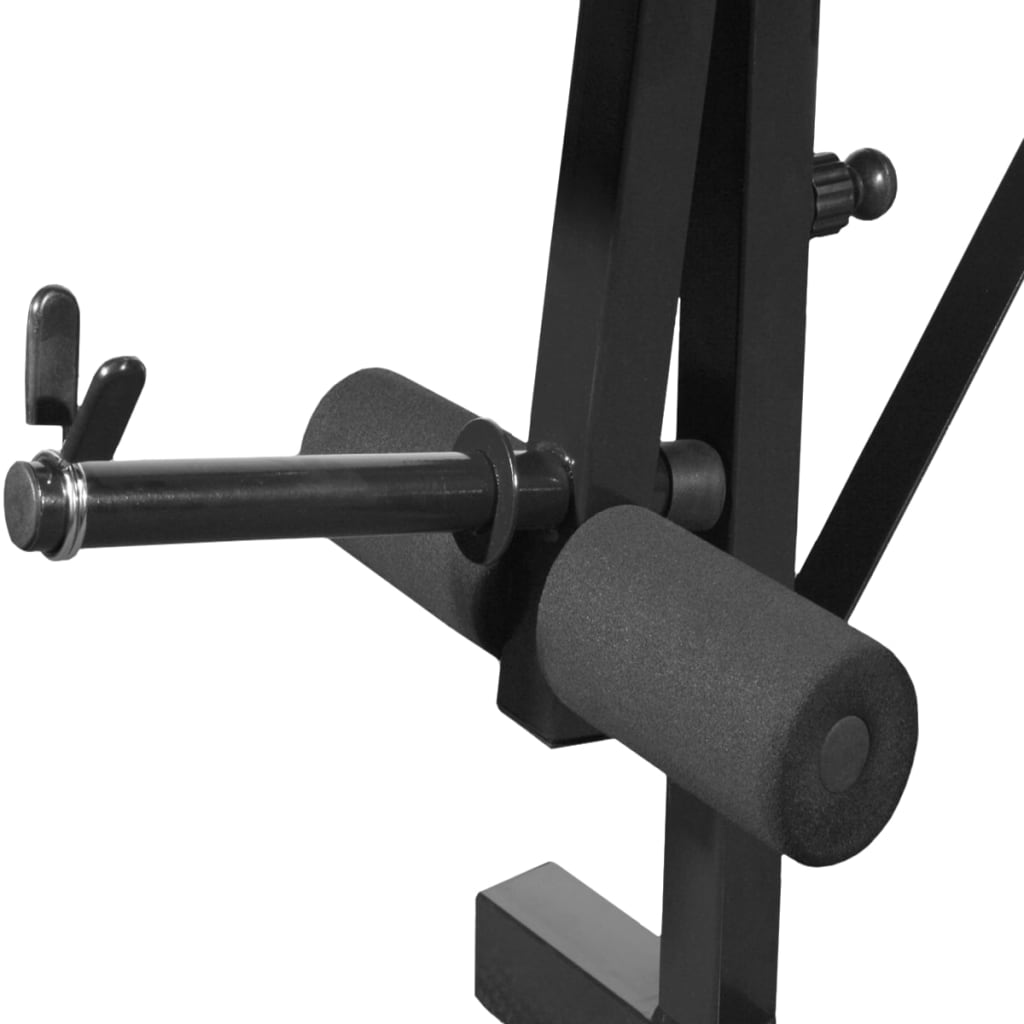 90138 vidaXL Weight Bench Black