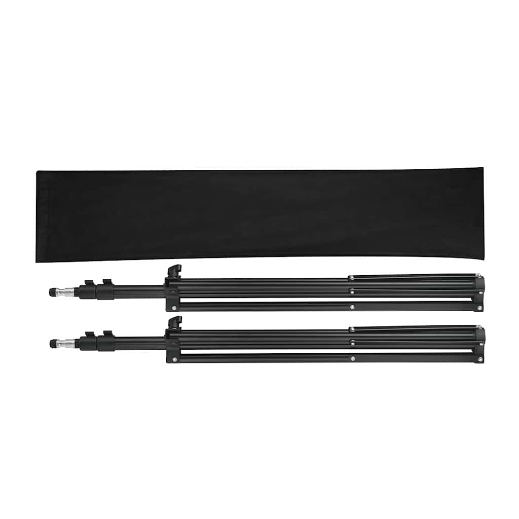 190026 vidaXL Light Stands 2 pcs Height 78-210 cm
