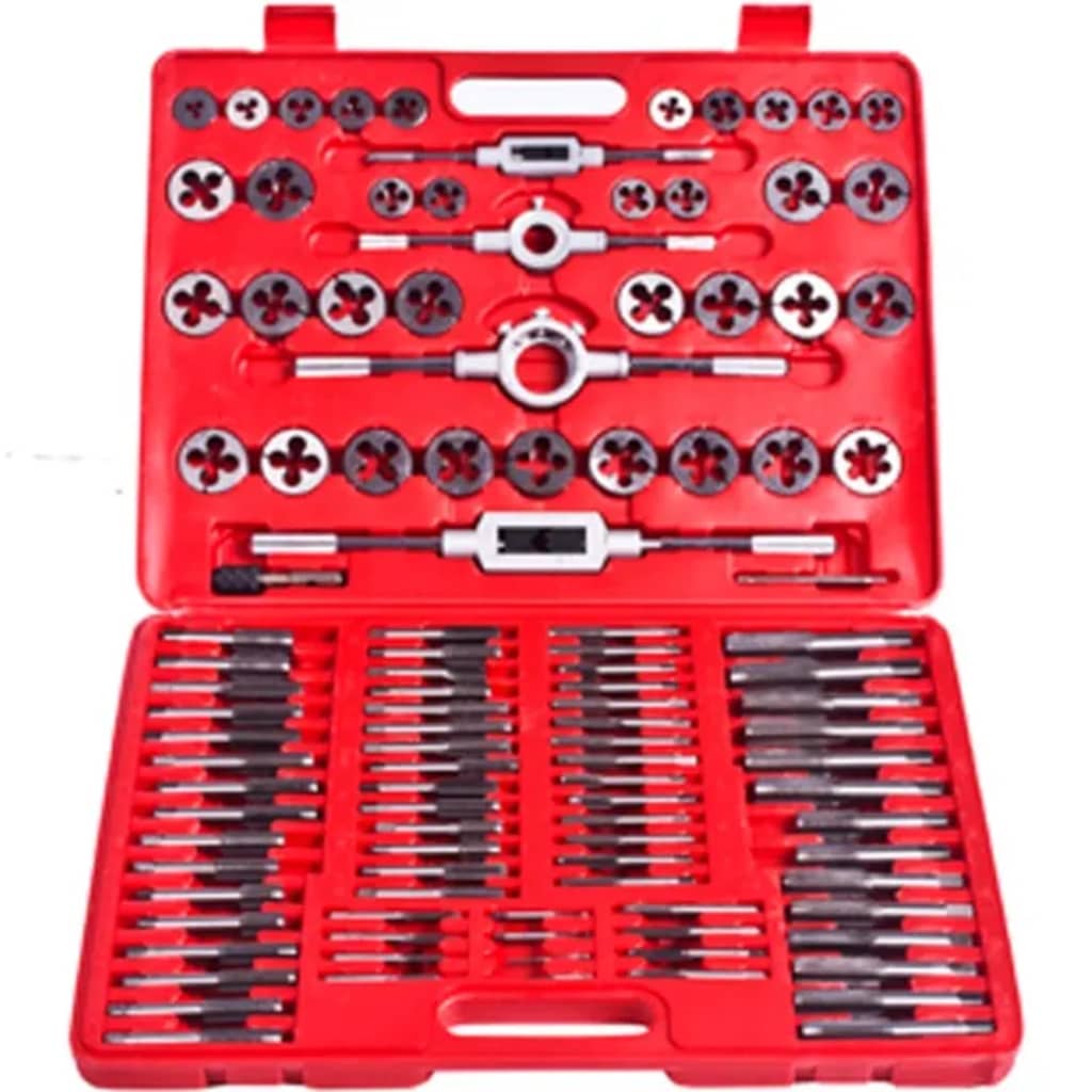 210013 vidaXL Tap & Die Tool Set 111 piece