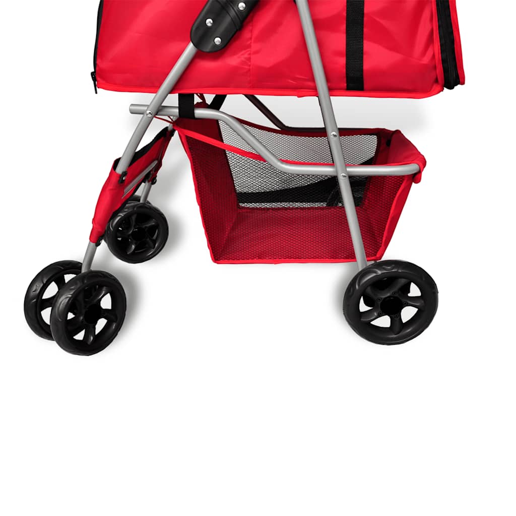 dog stroller red