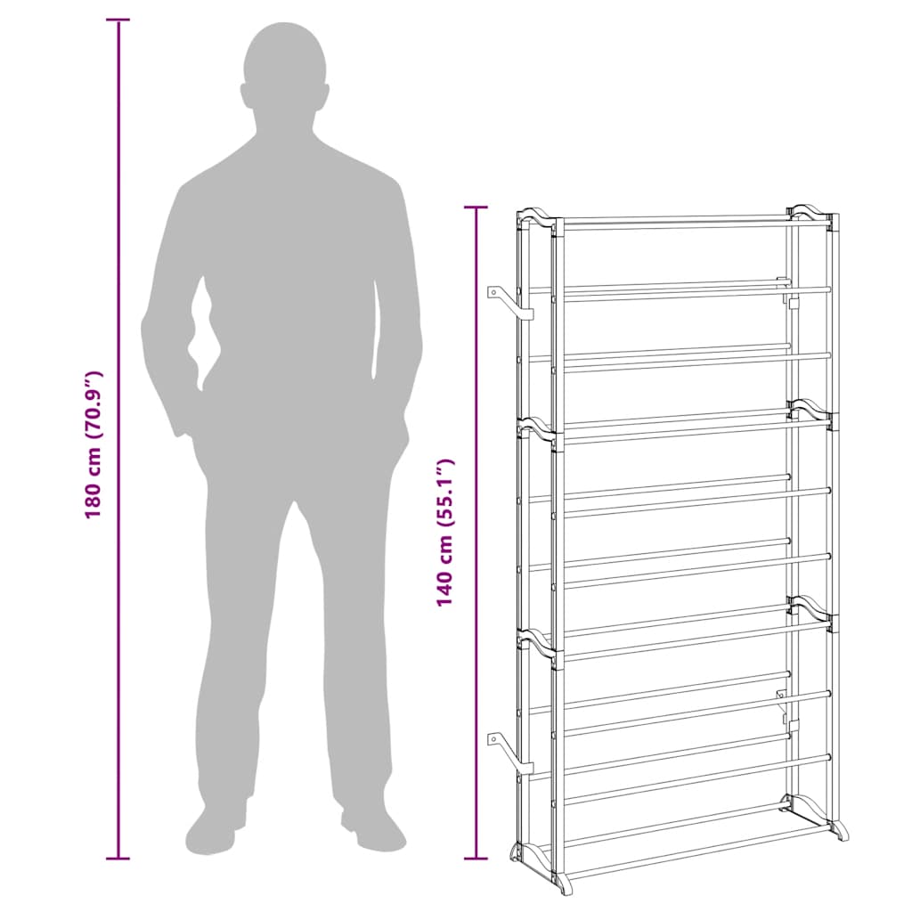 2 x Shoe Rack