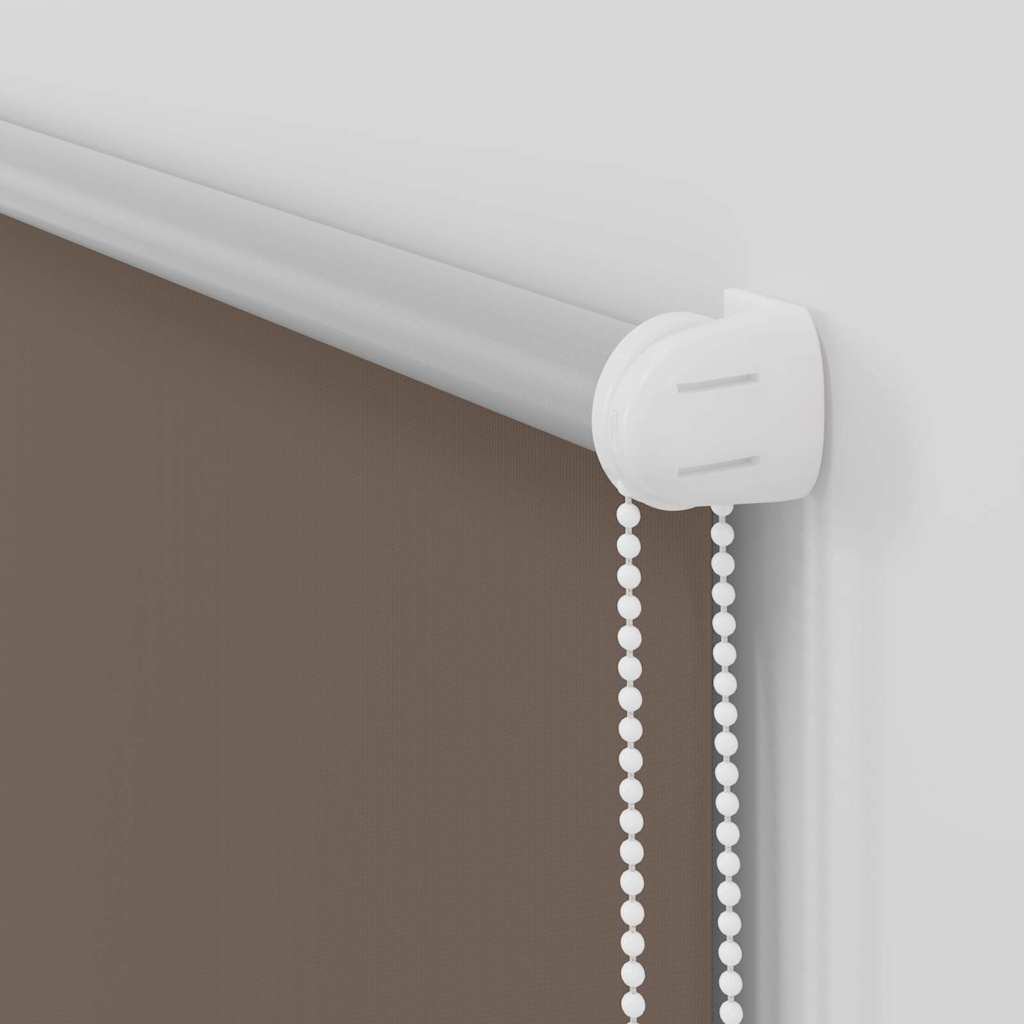 Roller blind blackout 84.4x230 cm Fabric Width 80 cm coffee