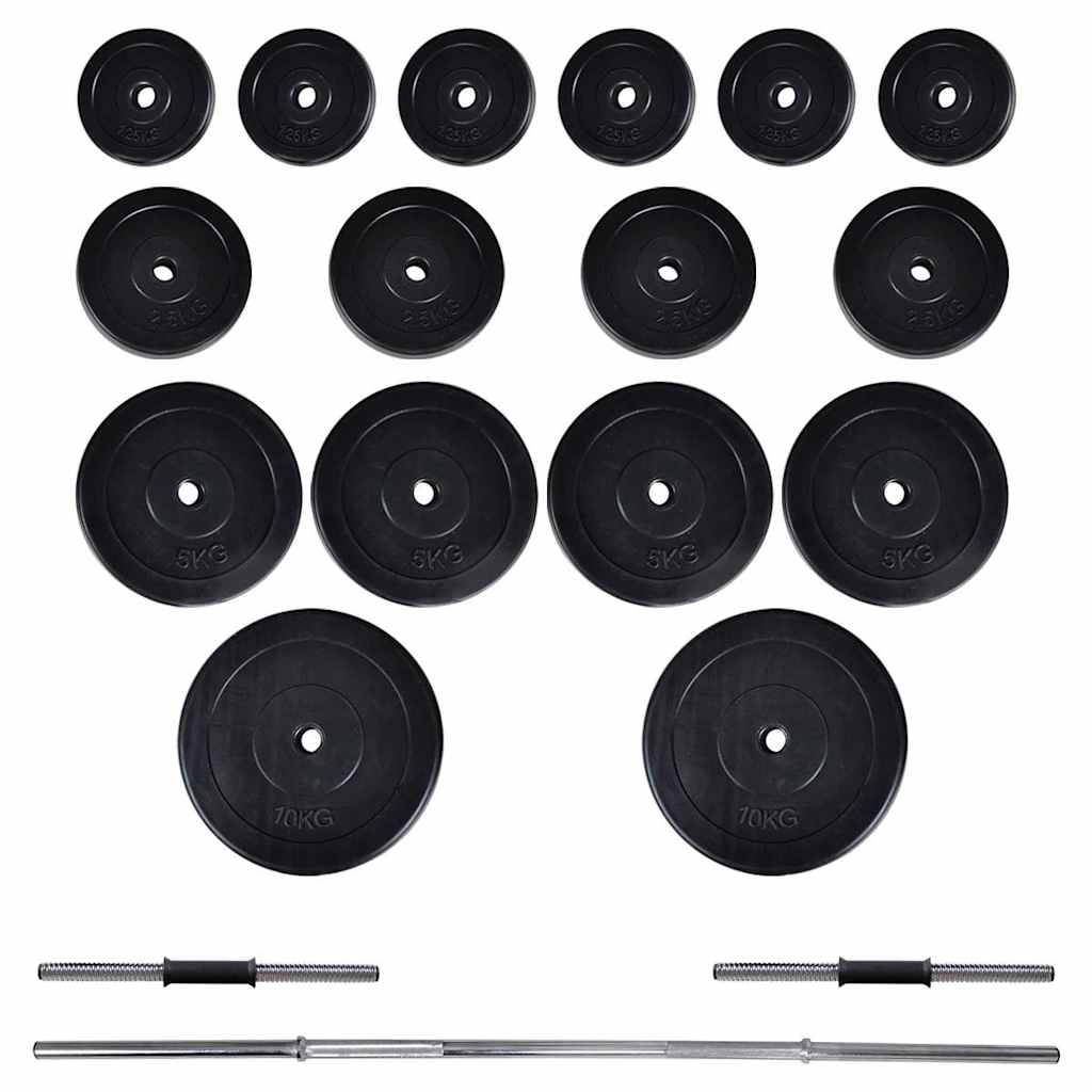 90375 barbell+2 dumbbell set 60,5kg