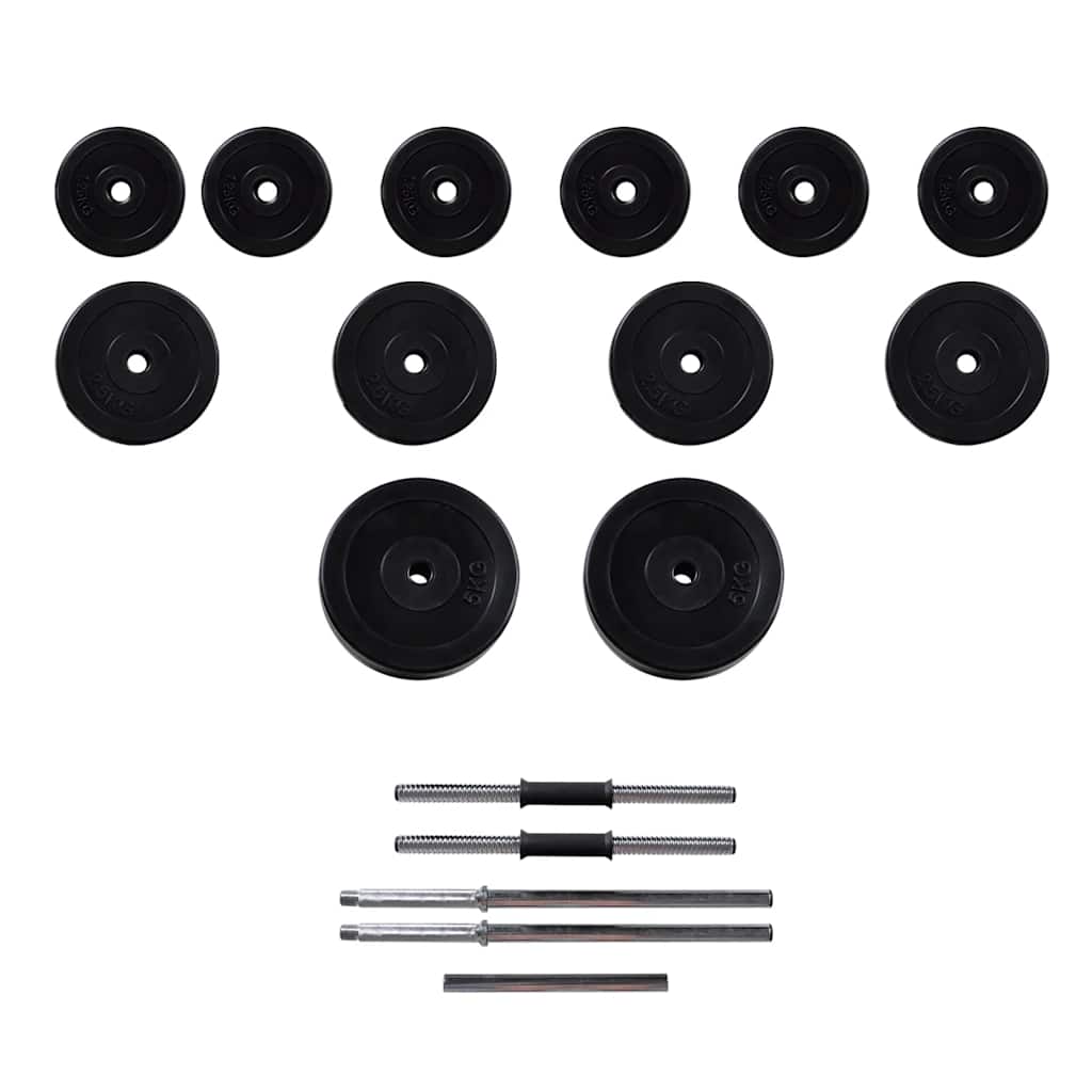90377 Barbell +2 Dumbbell Set 30,5kg