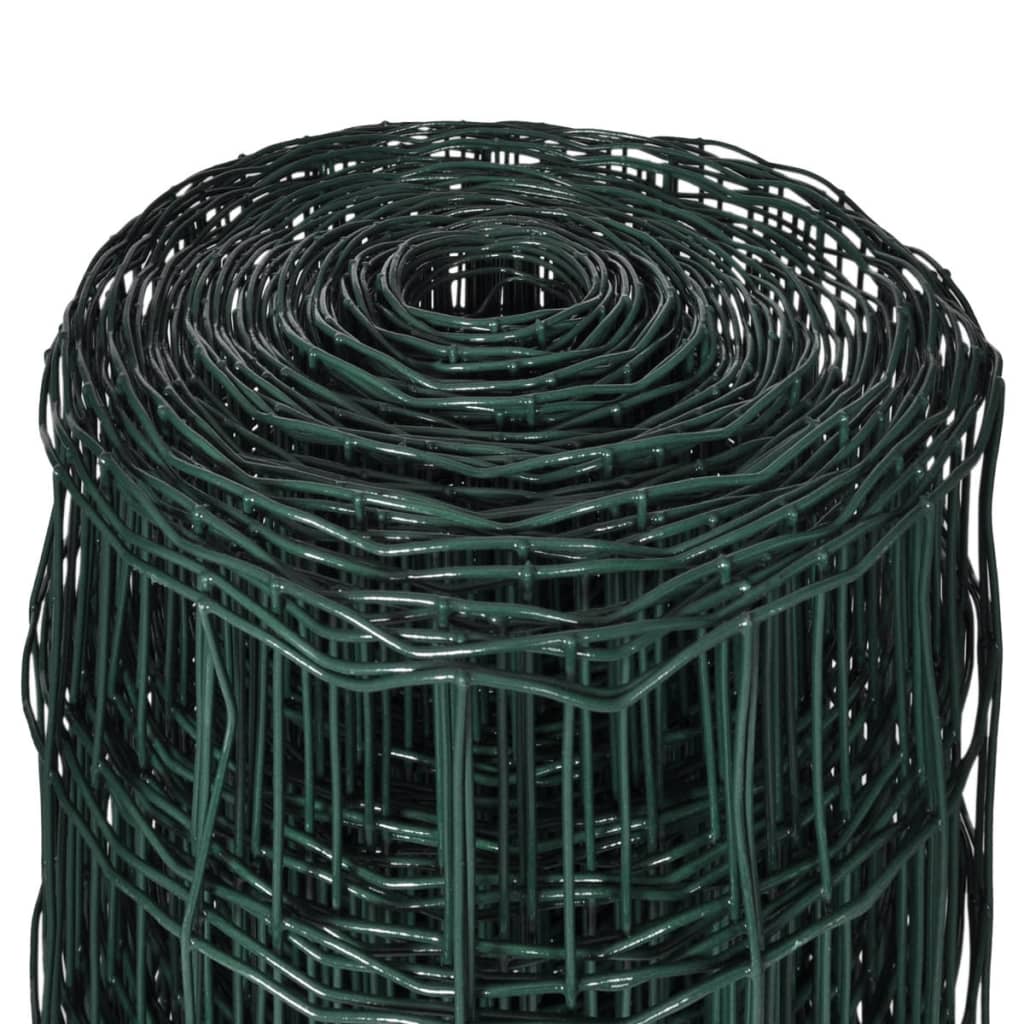 Euro Fence Steel 10x1.5 m Green