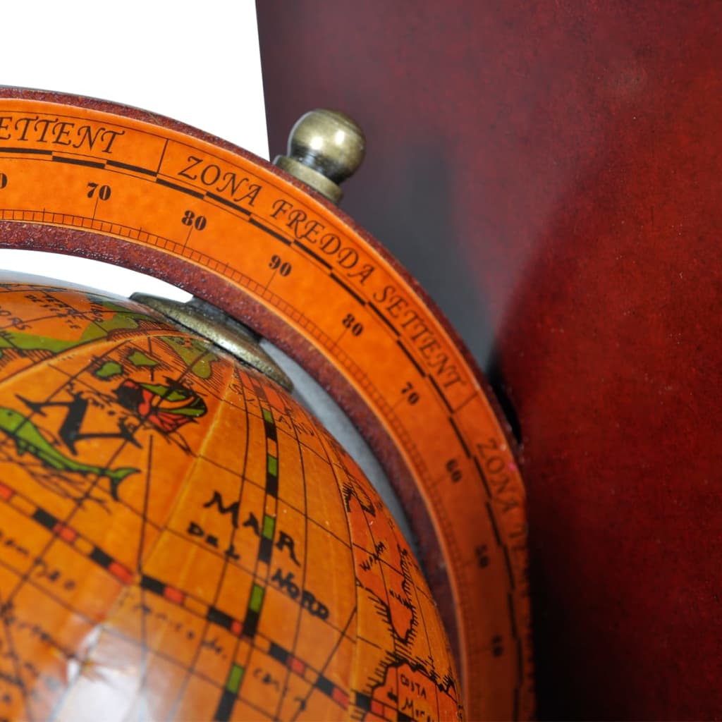 240729 vidaXL Bookend Globe 2 pcs