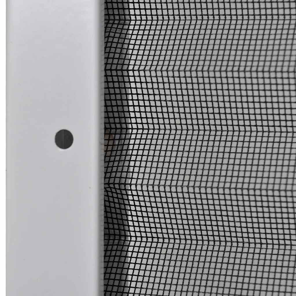 141131 vidaXL Insect Plisse Screen Window Aluminium 160 x 80 cm with Shade