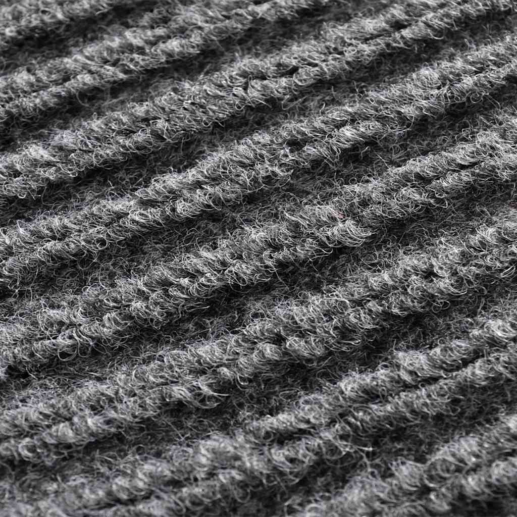 Door Mat Grey 90 x 150 cm PVC