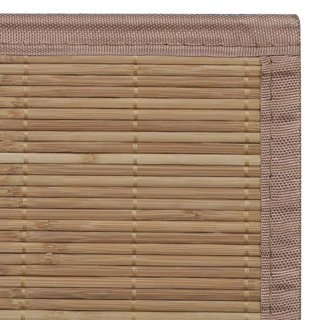 Carpet | Brown | Bamboo, Polypropylene, PVC | 120 x 180 cm | Bamboo Rug