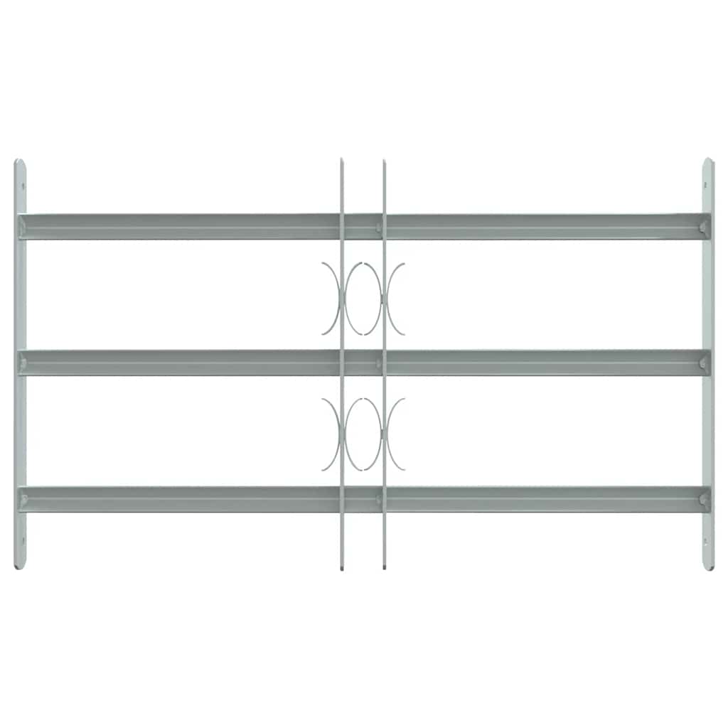141382 Adjustable Security Grille for Windows with 3 Crossbars 500-650 mm