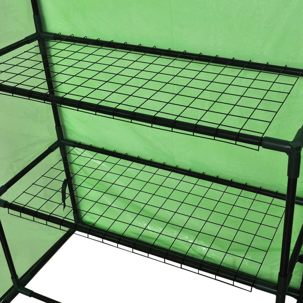 Greenhouse | Transparent green | Powder-coated steel | 120 x 80 x 190 cm