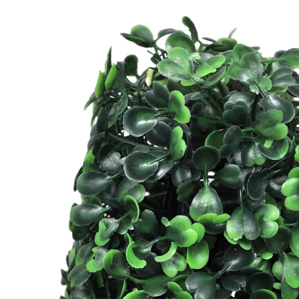 41622 Set of 3 Artificial Boxwood Pyramid Topiary